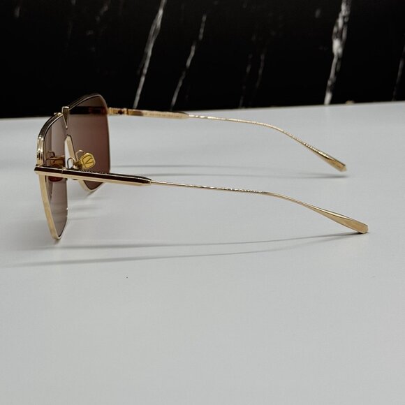 NEW VALENTINO SUNGLASSES GOLD WOMEN VALENTINO V-GOLD SHIELD VLS-137B main image 6